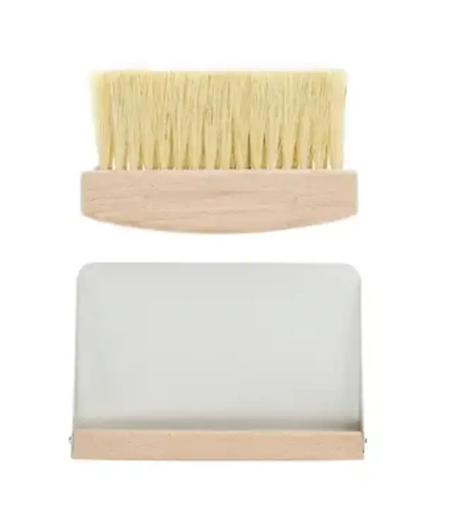 Houten tafel veger Soft Grey