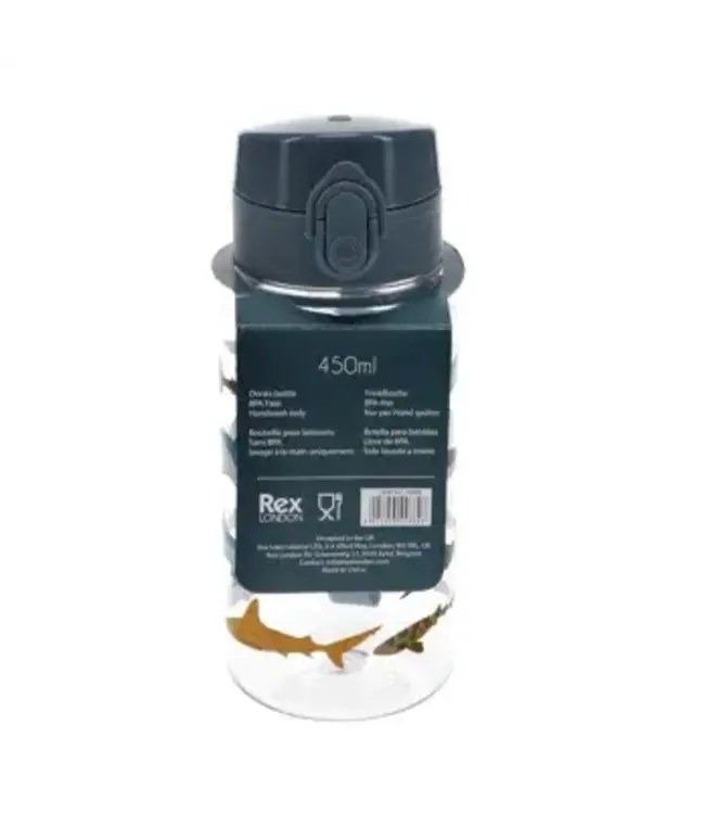 Drinkfles met sportdop 450ml Sharks