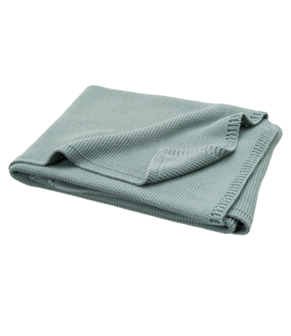 Fresk Fresk gebreide wiegdeken Bio katoen  80 x 100 cm effen Chinoise Green