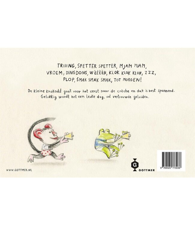 Wat zegt de kleine krokodil op de creche? Eva Montanari