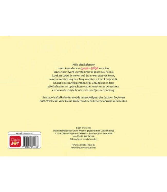 Grote broer en kleine zus - Aftelkalender