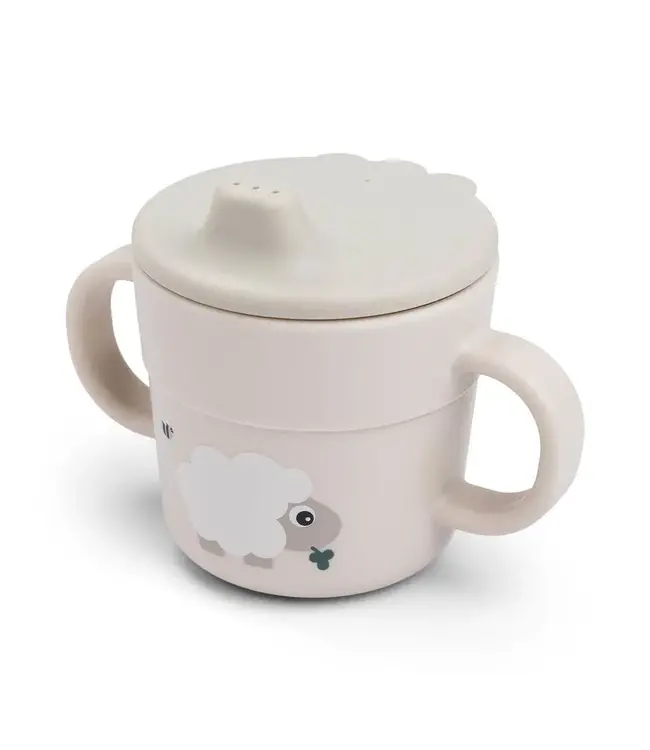 Done by Deer Foodie spout cup - Tiny Farm Sand
