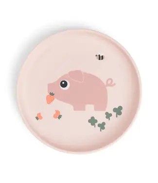 Done by Deer Foodie plate - Tiny Farm Blush