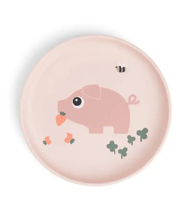 Done by Deer Foodie plate - Tiny Farm Blush