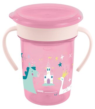Miniland Drinkbeker 360 graden training cup 260 ml  Eenhoorn Fantasy