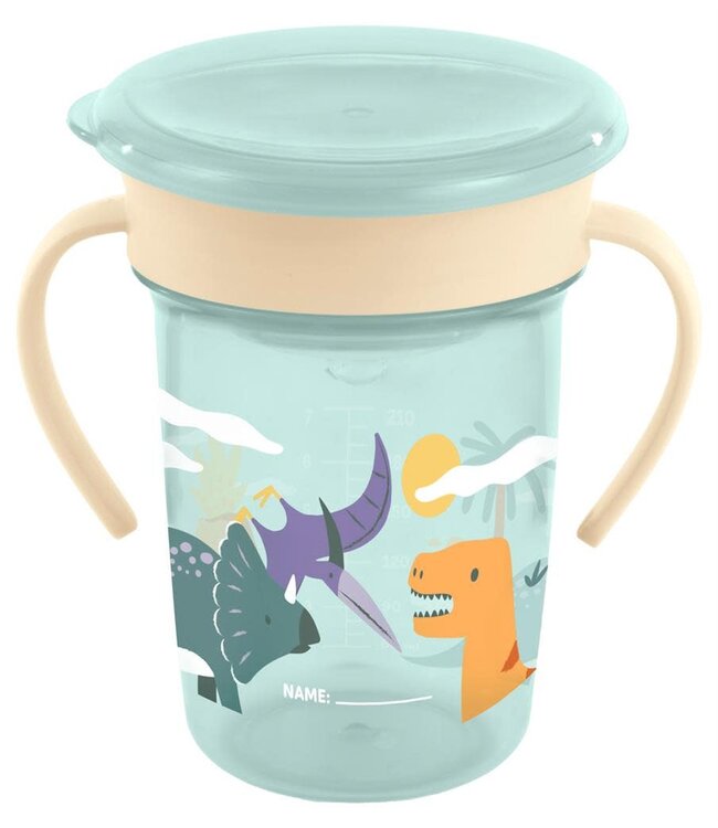 Miniland Drinkbeker 360 graden training cup 260 ml Jurassic
