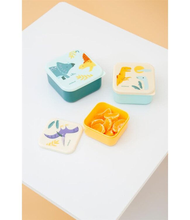 Miniland Snack boxes  (set van 3) Jurassic