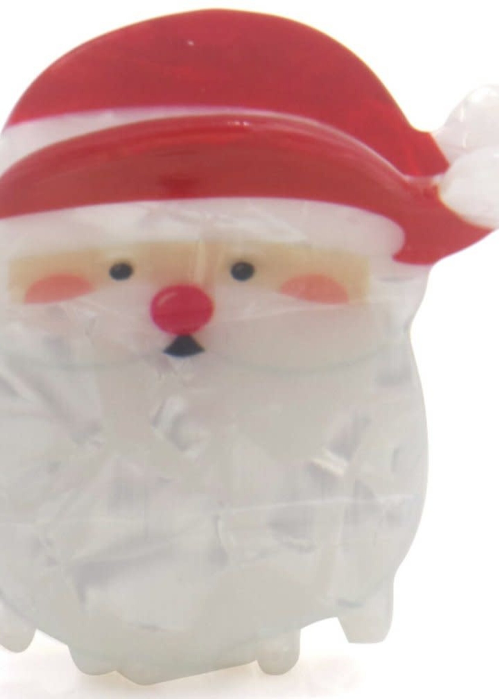 Haar clip Kerst Kerstman - 4cm