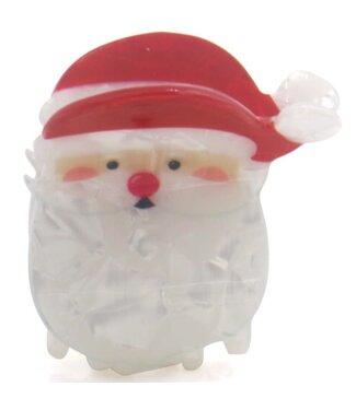 Haar clip Kerst Kerstman - 4cm