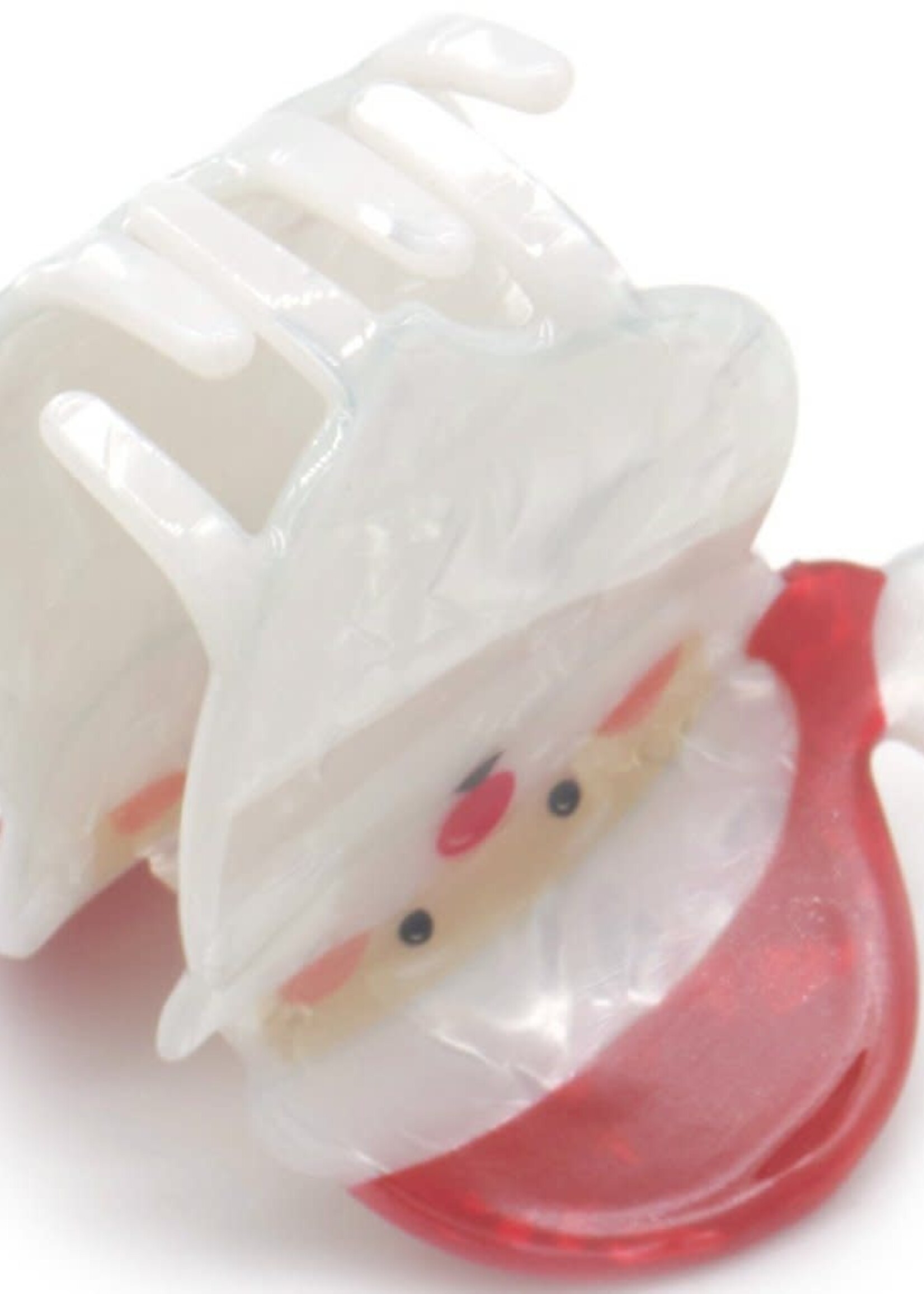 Haar clip Kerst Kerstman - 4cm