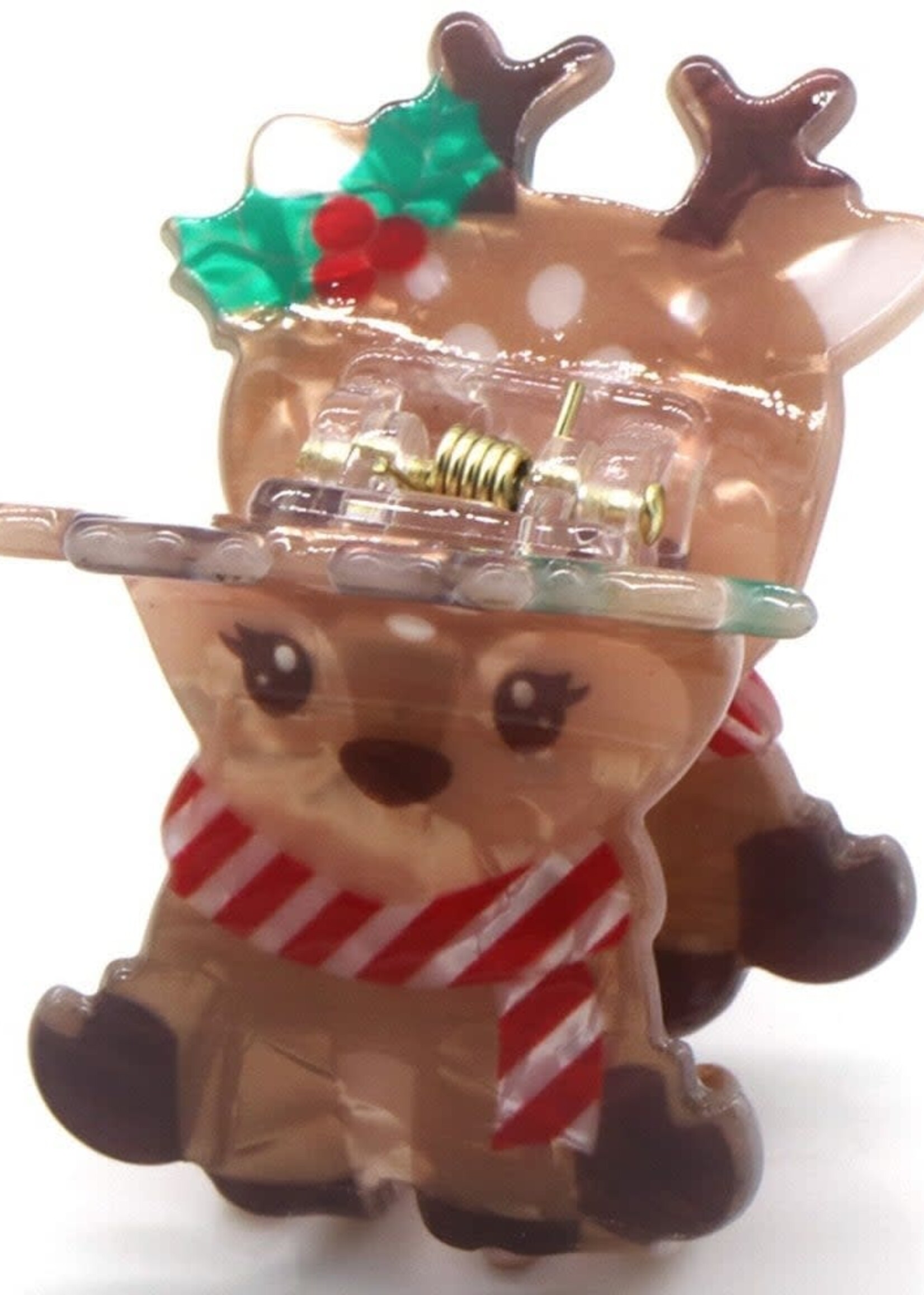 Haar clip Kerst Rendier Sjaal- 4cm