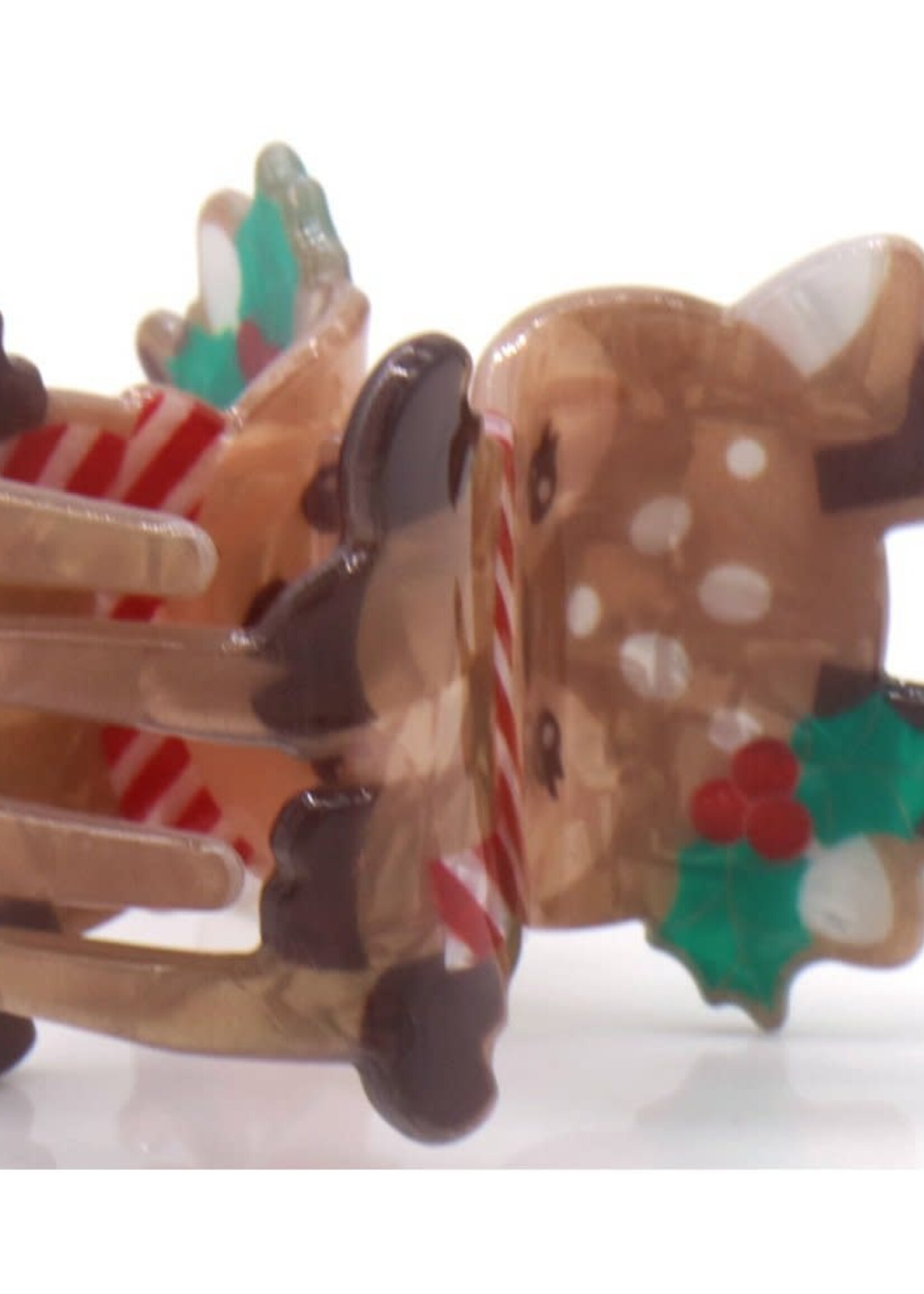 Haar clip Kerst Rendier Sjaal- 4cm