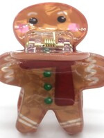 Haar clip Kerst Koekmannetje - 4cm