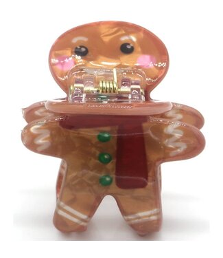 Haar clip Kerst Koekmannetje - 4cm