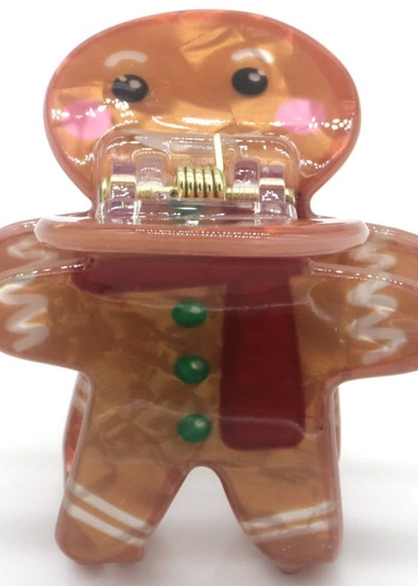 Haar clip Kerst Koekmannetje - 4cm