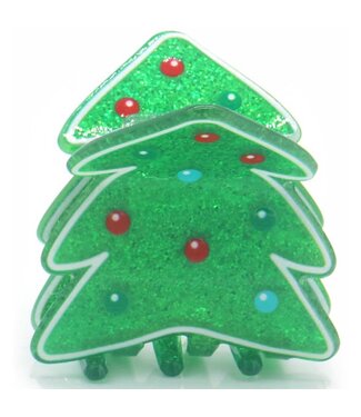 Haar clip Kerst Kerstboom - 4cm