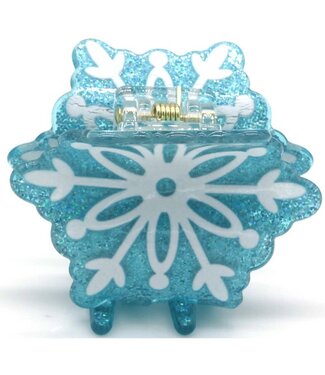 Haar clip Kerst Sneeuwvlok- 4cm