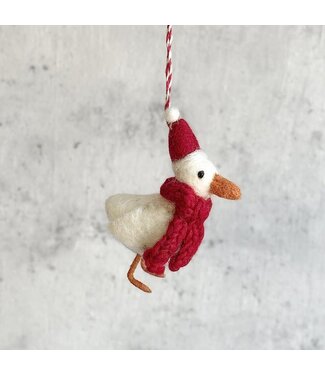 Kerst Eendje - Vilt fairmade in Nepal