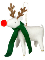 Reindeer Organic felt tree decoration