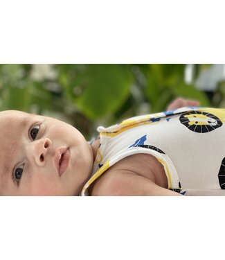 Onesie zonder mouwen GOTS Jersey Katoen Jungle