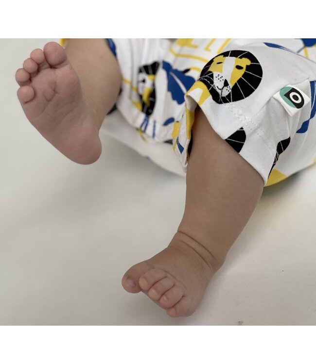 Onesie zonder mouwen GOTS Jersey Katoen Jungle