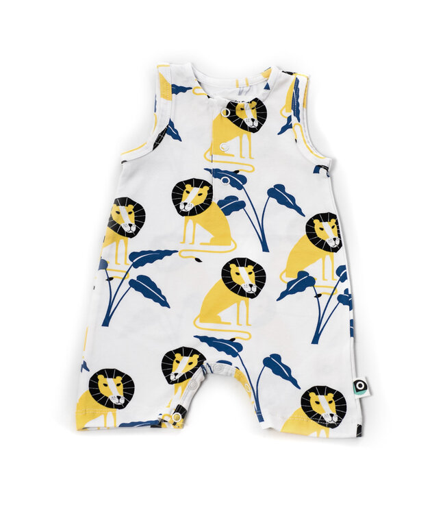 Onesie zonder mouwen GOTS Jersey Katoen Jungle