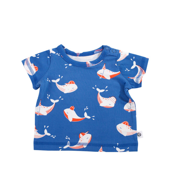 T- shirt Baby GOTS Jersey Katoen Whale
