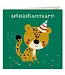 Dubbele kaart Jungle Panter - Gefeliciflapstaart! - Gerecycled Papier