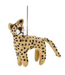 Felt so good Kersthanger Larry the Leopard- Handmade & Biodegradable