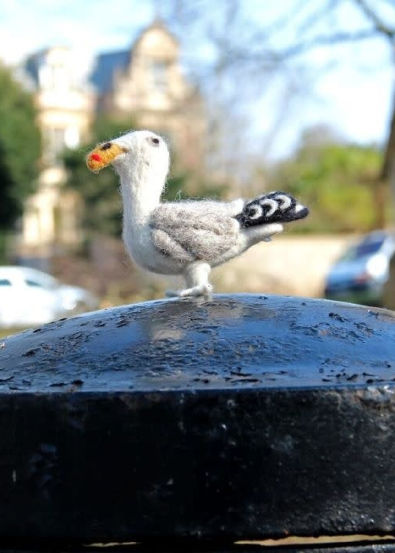 Felt so good Kersthanger Seagull - Handmade & Biodegradable