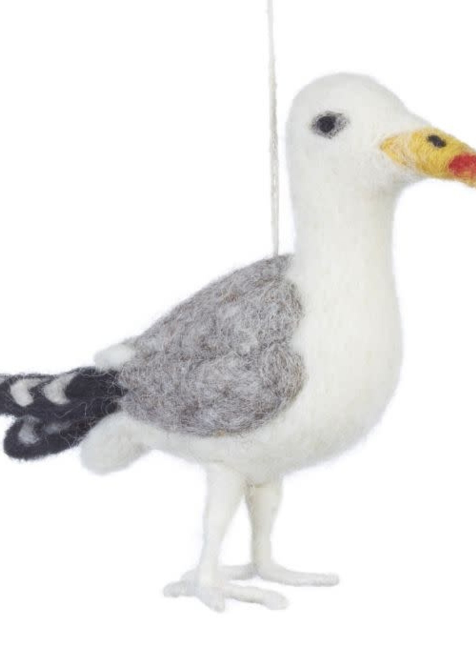 Felt so good Kersthanger Seagull - Handmade & Biodegradable