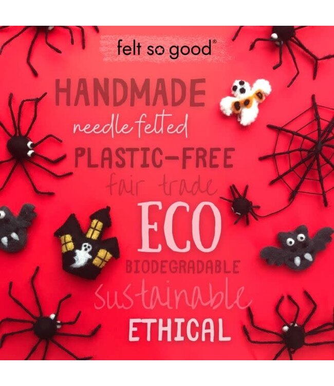 Felt so good Kersthanger Spin- Handmade & Biodegradable