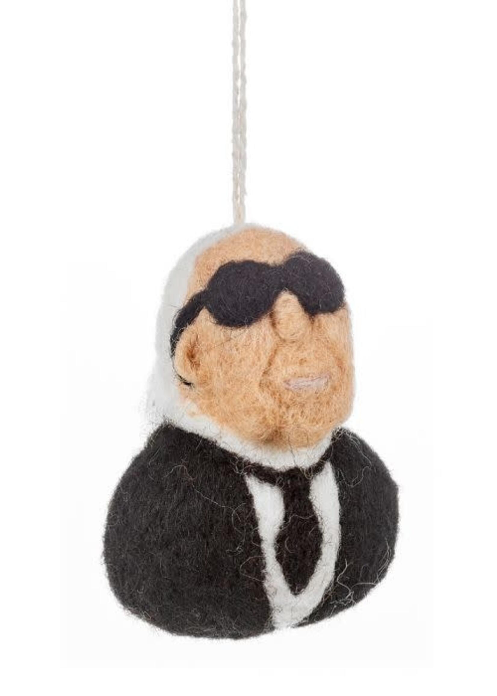 Felt so good Kersthanger Karl Lagerfeld - Handmade & Biodegradable