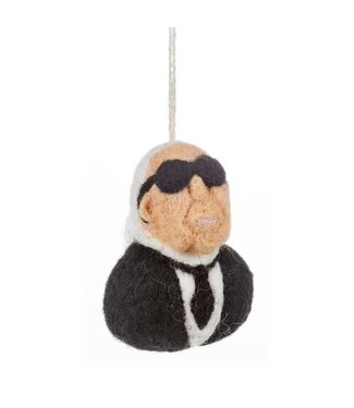 Felt so good Kersthanger Karl Lagerfeld - Handmade & Biodegradable