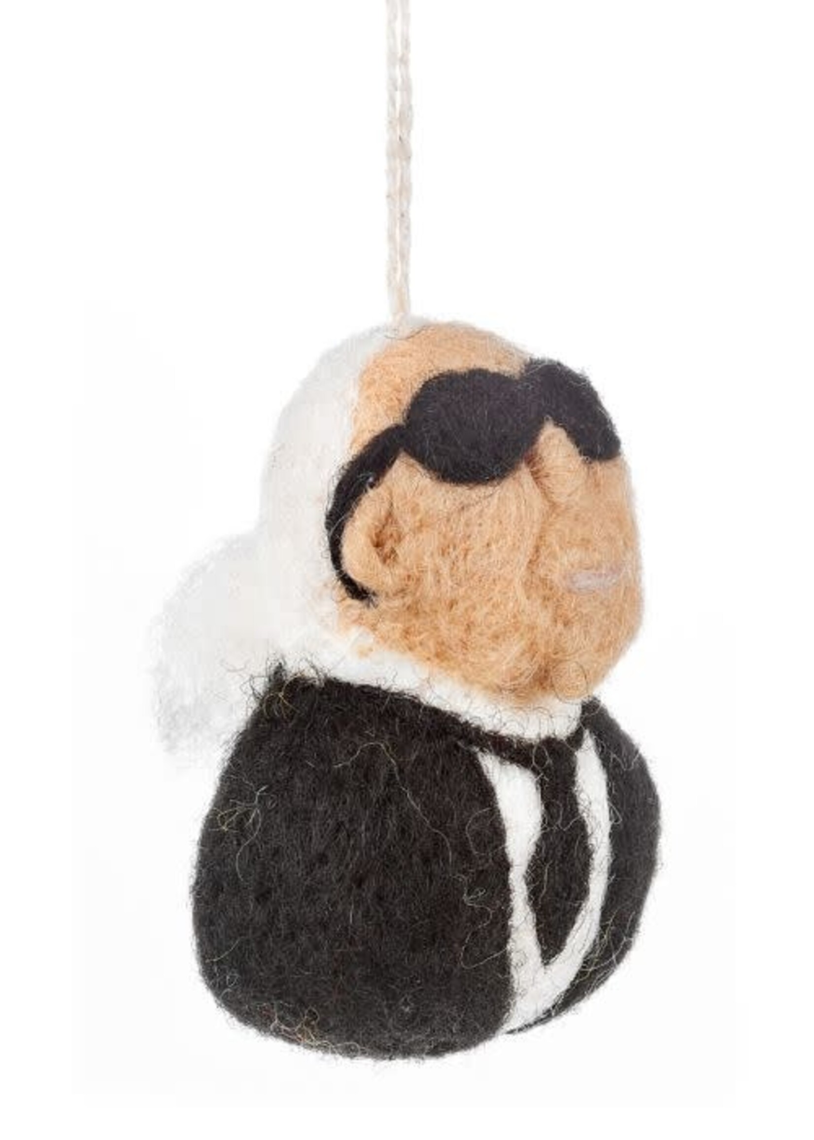 Felt so good Kersthanger Karl Lagerfeld - Handmade & Biodegradable