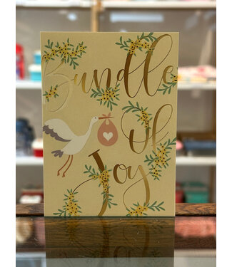 Dubbele Kaart met kraft envelop - Bundle of joy Dubbele Kaart met kraft envelop - Bundle of joy