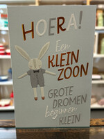 Hallmark Hoera! Een kleinzoon -  Dubbele kaart Goudfolie