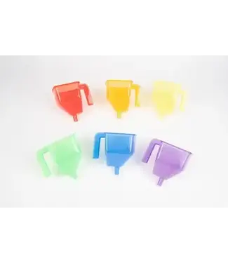 Tickit Doorschijnende kleurentrechter - Kleur assorti