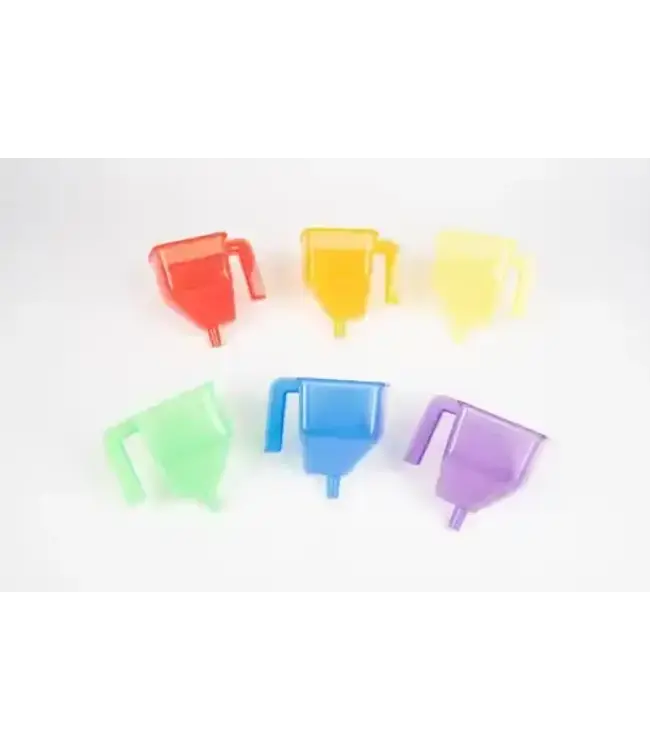 Tickit Doorschijnende kleurentrechter - Kleur assorti