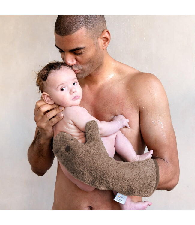 Nifty Baby Shower Glove Mocha