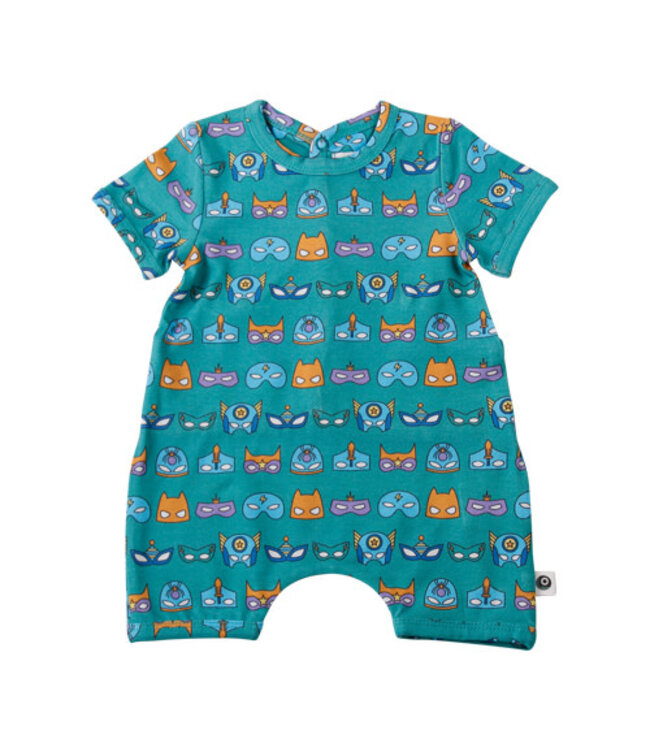 Zomer onesie GOTS katoen Heroes