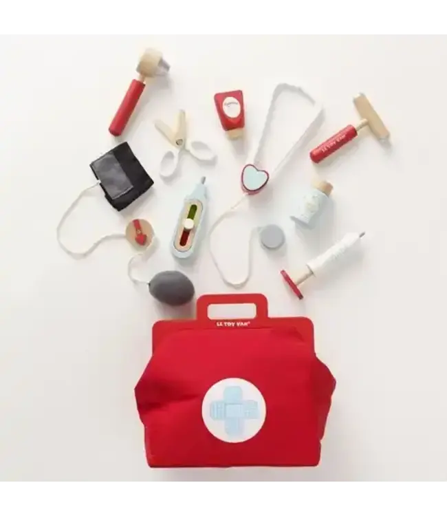 Le Toy Van Dokters set (10-delig) van duurzaam hout