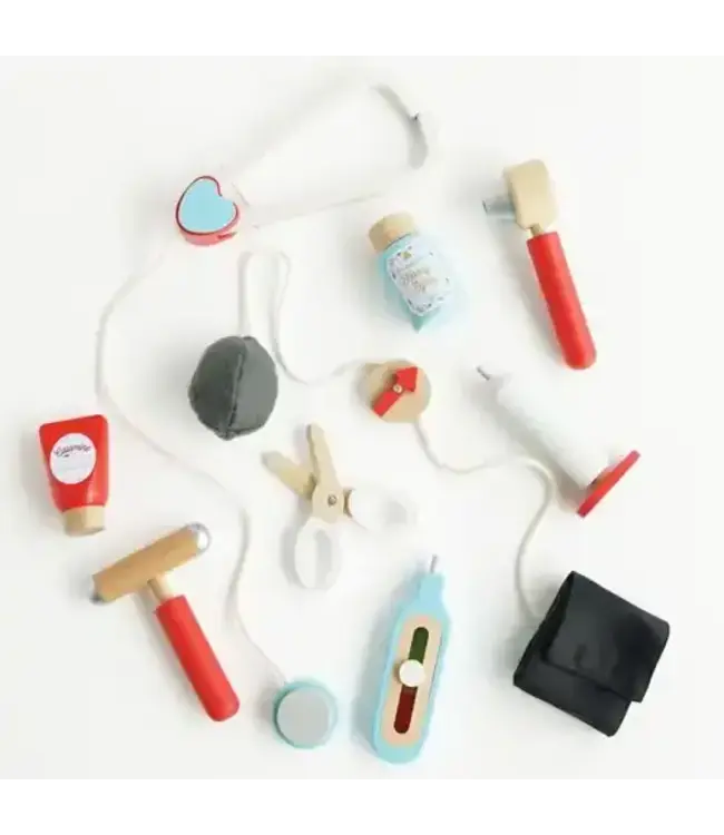 Le Toy Van Dokters set (10-delig) van duurzaam hout