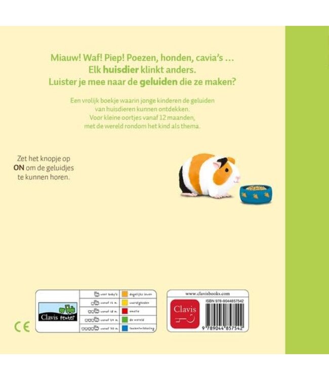 Huisdieren - Geluidenboek. Ruth Wielockx