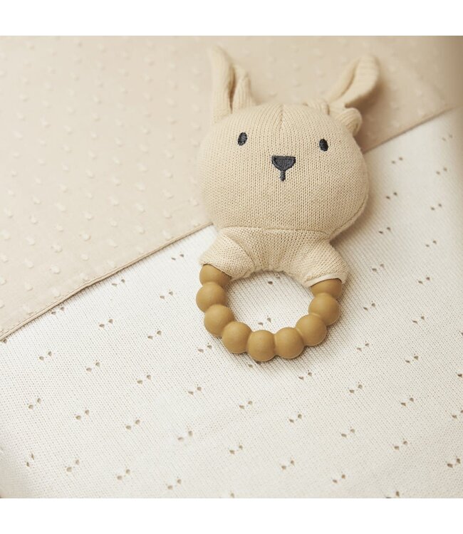 Meyco Wiegdeken Bamboe Ajour Offwhite - 75x100 cm