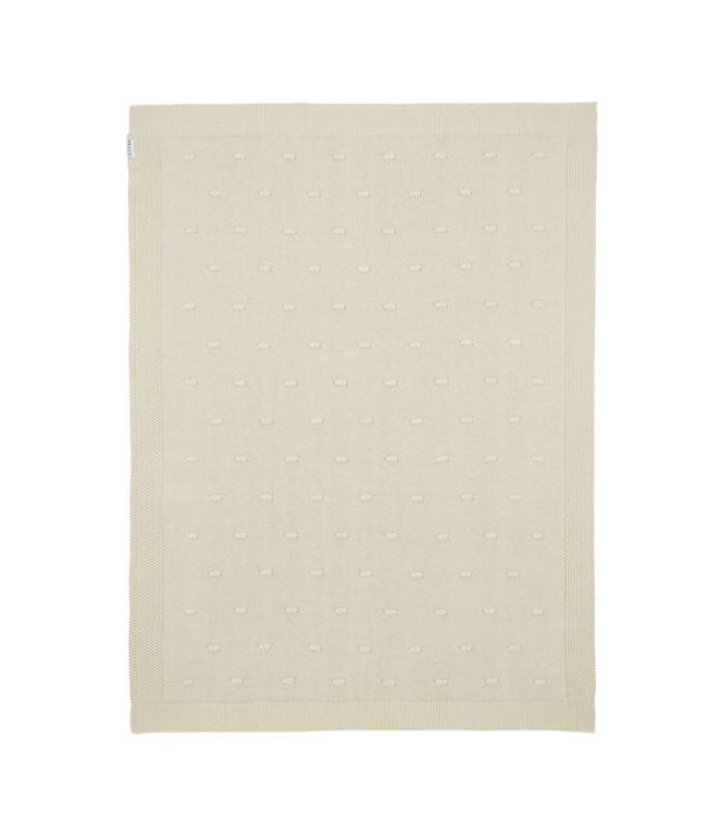 Meyco Wiegdeken Cotton Knots Soft Sand  - 75x100 cm