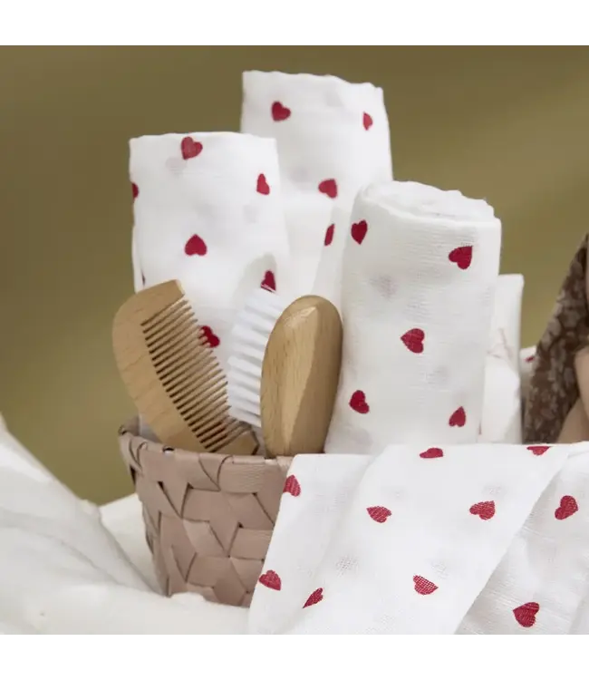 Meyco Hydrofieldoek 70 x 70 cm Hearts - 1 stuk