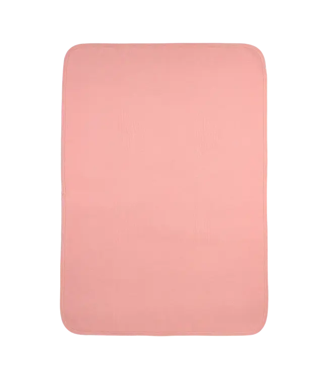 Meyco Wiegdeken Cotton Jacquard Pure Rose  - 75x100 cm