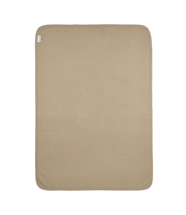 Meyco Wiegdeken Cotton Jacquard Pure Taupe  - 75x100 cm