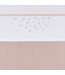 Meyco Wieglaken met geborduurde hartjes Soft Pink - 75x100 cm